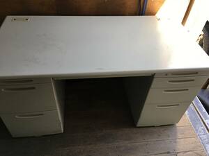 ⑫okamuraoka blur JOIFA308 office work for with both sides cupboard desk desk office desk office work supplies 140×70. height 70. store articles office furniture 