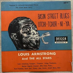 シングル ルイ・アームストロング 試聴 ベイジン・ストリート・ブルース Louis Armstrong Basin Street Blues Otchi-Tchor-Ni-Ya DEP-9