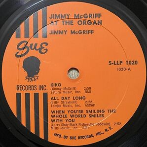 6曲入EP Jimmy McGriff 試聴 At The Organ S-LLP1020 Sue ジミー・マクグリフ Kiko All Day Long Hello Betty Close Your Eyesの画像6