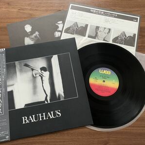 LP レコード 国内盤 帯付 美品 ◆ Bauhaus バウハウス / In The Flat Field 暗闇の天使 / WEA P-11049J / New Wave Goth Rockの画像1