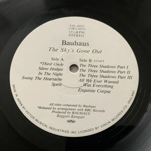 LP レコード 国内盤 帯付 美品 ◆ Bauhaus バウハウス / The Sky's Gone Out ザ・スカイズ・ゴーン・アウト / Virgin VIL-6053 / Goth Rockの画像8