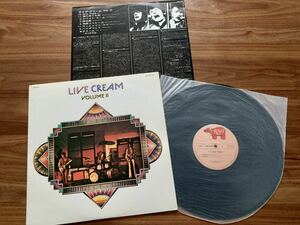 LP レコード 国内盤 ◆ CREAM クリーム Eric Clapton / Live Cream Volume II / RSO MW 2127 / エリック・クラプトン