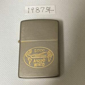 ZIPPO AROUND THE WORLD 中古品　箱無し　1987年製