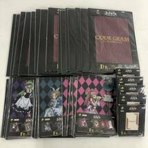 【1円～】一番くじプレミアム コードギアス in wonderland グッズ まとめ売り O.D.C.ブックレット クリアファイル トランプ 【中古品】_画像1