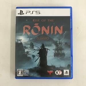【1円～】PlayStation5 PS5 ソフト RISE OF THE RONIN Z Version コーエーテクモゲームス 現状品 ②【中古品】