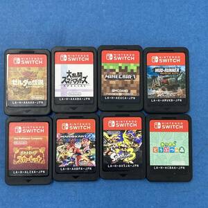 [1 иен ~] Nintendo Switch soft 8 шт. комплект smabla Micra Zelda s pra 3 Мали машина .. лес Pokemon алый др. [ утиль ]