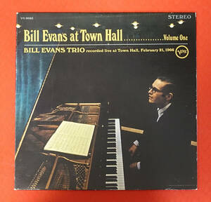 極美! US VERVE V6/8683 オリジナル Bill Evans at Town Hall VOL 1 Van Gelder刻印