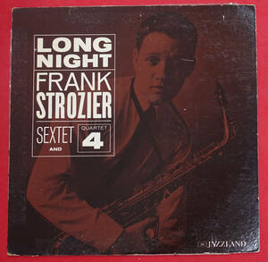 US Jazz Land JLP 56 オリジナル Long Night : Frank Strozier 1st Orange/DGレーベル