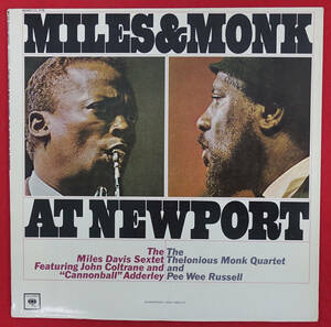 極上品! US Columbia MONO CL 2178 オリジナル 2EYES Miles and Monk at Newport / Miles Savis Sextet MAT: 1D/1D