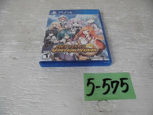 5-575♀PS4/プレステ4 ゲームソフト/美品 Neptunia Virtual Stars 北米? 輸入版ソフト♀