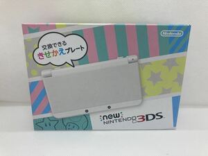 [1 jpy ]New Nintendo 3DS body white nintendo KTR-001 operation verification settled 