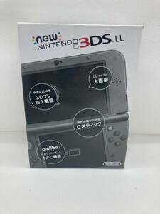 [1 jpy ]New Nintendo 3DS LL metallic black nintendo operation verification settled accessory equipping 