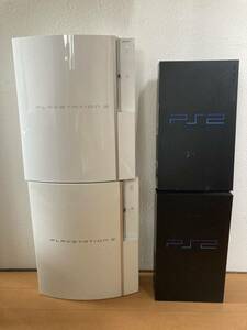 1 jpy [ Junk ]PS3 PlayStation3 body PS2 PlayStation2 together 4 piece set 