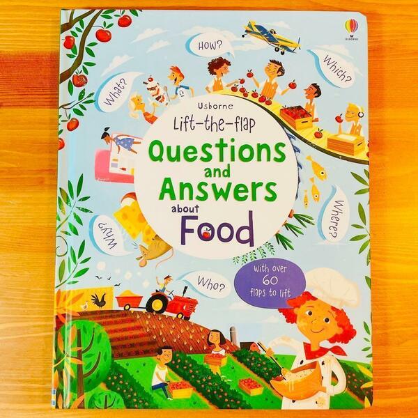英語絵本Questions and Answers about food洋書