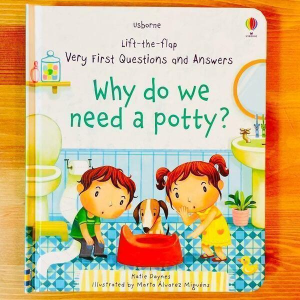 英語絵本 Why do we need a potty? 洋書 知育 しかけ絵本