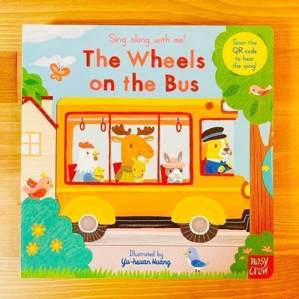 英語絵本The wheels on the busしかけ絵本 洋書 読み聞かせ