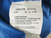 ARMANI JEANS●アルマーニジーンズ＜コットン混 ポロシャツ 半袖シャツ＞●M1393c_画像9