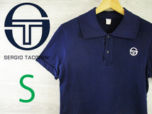 Sergio Tacchini●セルジオタッキーニ イタリア製＜ヴィンテージ 80’s ポロシャツ＞●M2195c_画像1