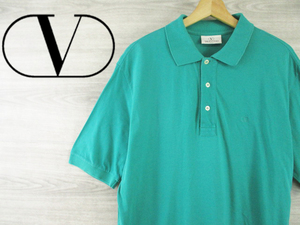 VALENTINO* Valentino < Vintage polo-shirt > big size *M1596c
