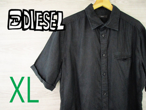 DIESEL●ディーゼル＜半袖リネンシャツ＞●M563y