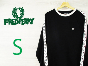 FREDPERRY Fred Perry < cotton ound-necked sweat >M1862m