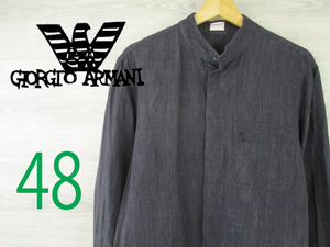 ARMANI* Armani koretsio-ni Италия производства < Vintage * no color *linen. рубашка жакет >*M385y