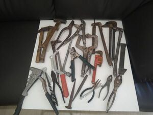 * clamp *...* wrench * nail puller etc. tool various together many *