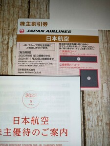 JAL　日本航空　株主優待券　1枚 期間2024年11月30日搭乗分