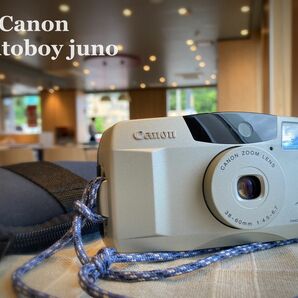 フィルムカメラ入門に！★canon autoboy juno★完動品・美品・初期保証付★オートフォーカス