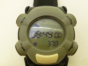 Z845-N35-1588◎ Swatch スウォッチ 5755 デジタル 腕時計 メンズ クオーツ 現状品①◎