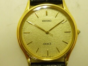 Z811-N29-3087★ SEIKO セイコー DOLCE 8J41-6100 ラウンド 腕時計 メンズ クオーツ 現状品①★