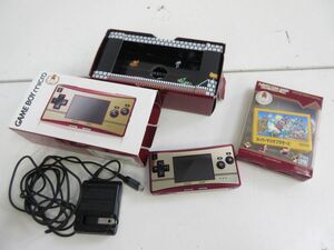 Z113-N35-1672 NINTENDO Game Boy Micro OXY-001 Super Mario Brothers advance текущее состояние товар ①