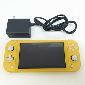 Z204-N35-1640 任天堂 Nintendo Switch Lite HDH-001 イエロー 本体+ACアダプター セット ゲーム機 スイッチ ライト 初期化済み 現状品③の画像1