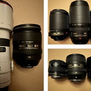 Nikon AF-S NIKKOR 24-120mm 24-85mm 55-300mm 70-300mm VR レンズ8本 まとめ売り 動作未確認の画像1