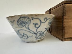  Seto blue and white ceramics Kato .. pastry pot vessel tea cup large plate Edo latter term 