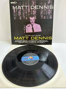レコード LP MATT DENNIS/PLAYS AND SINGS/MCA MCA3026 （管理No.12） 