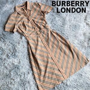 BURBERRY LONDON Burberry London noba полоса One-piece большой размер 13 L XL