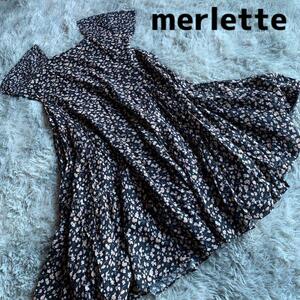 Merlettema- let gya The - floral One-piece XS black black 