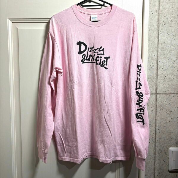 DizzySunfist ピンク ロンT 長袖Tシャツ Mサイズ ディジーサンフィスト