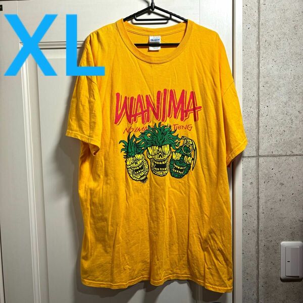 WANIMA パイナポ 黄色 イエロー 半袖Tシャツ XLサイズ ワニマ