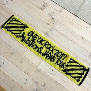 ワンオクロック 2017 Ambitions マフラータオル 黄色 ONE OK ROCK