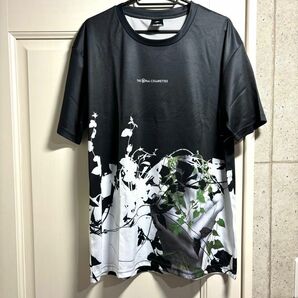 オーラルシガレッツ 黒 メッシュ ポリエステル 半袖Tシャツ Mサイズ THE ORAL CIGARETTES