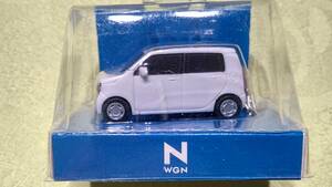 非売品ミニカー ホンダ 2代目Nワゴン N-WGN LED プルバックカー キーホルダー ホワイトパール 