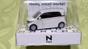 非売品ミニカー ホンダ 初代Nワゴン N-WGN LED プルバックカー キーホルダー ホワイトパール 