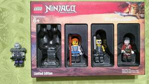 ミニフィグ LEGO NINJAGO レゴ ニンジャゴー 5005257ケース（中にミニフィグ3体、1体は部品欠品）＆ミニフィグ1体部品欠品