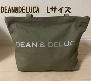 新品　DEAN&DELUCA　ディーン＆デルーカ　トートバック　カーキ　Lサイズ　ディーンアンドデルーカ