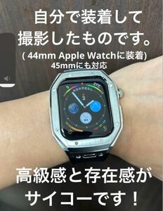 Apple Watchバンド 44/45mm対応　アップルウォッチケースバンド Apple Watch アップルウォッチ