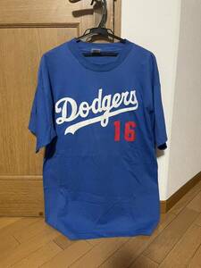 希少！STARTER 1995コピーライト 90s Dodgers(ドジャース)野茂英雄ユニフォーム型 Tシャツ