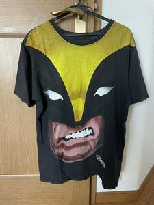 希少！MARVEL(マーベル)Wolverine(ウルバリン)BIGフェイスプリント Tシャツ