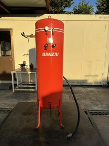中古。BANZAI エアータンク 空気タンク コンプレッサー動作確認済み 良品。